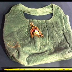 Goldie velour bag